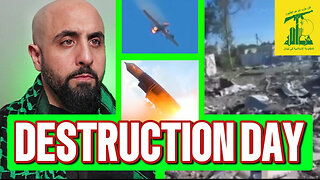 Hizbullah Use Anti-Aircraft, Heavy Missiles & DESTROY Hermes-900, Iron Dome & 10+ Israeli Bases!