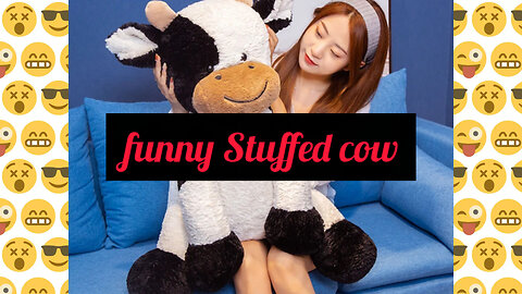 ✅💥😀Animal funny Stuffed cow