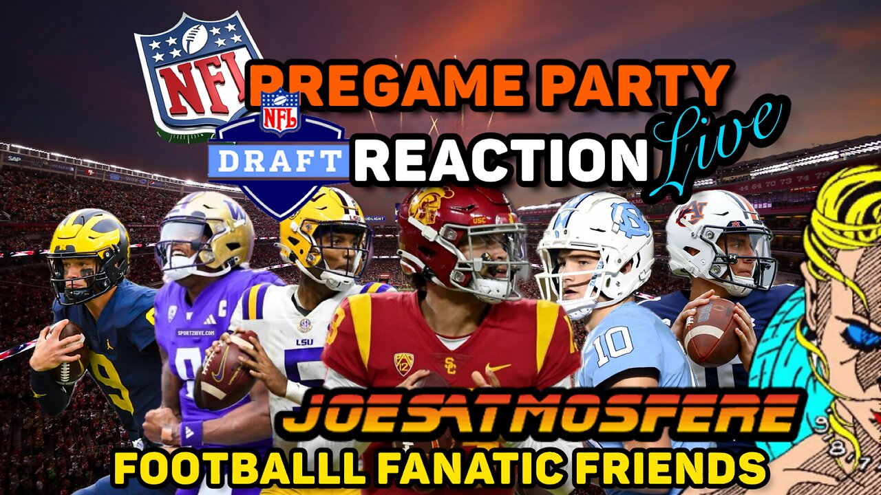 NFL Pregame Party Live! NFL Draft 2024 Reaction Special!