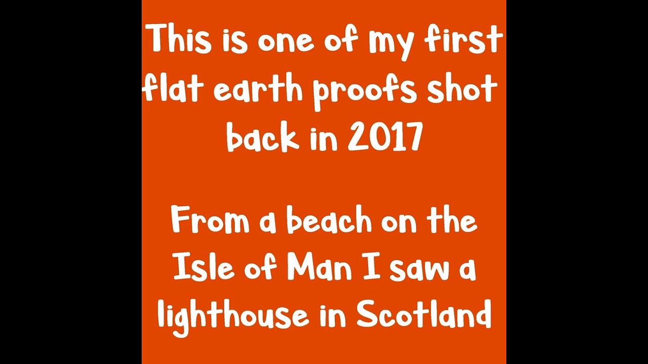 It's flat from the Isle of Man to Scotland