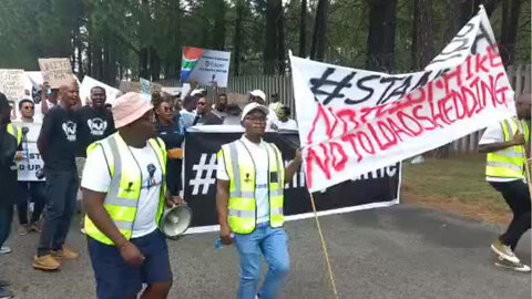 Watch: Consumers March to Eskom Head Office with a LIst of Demands