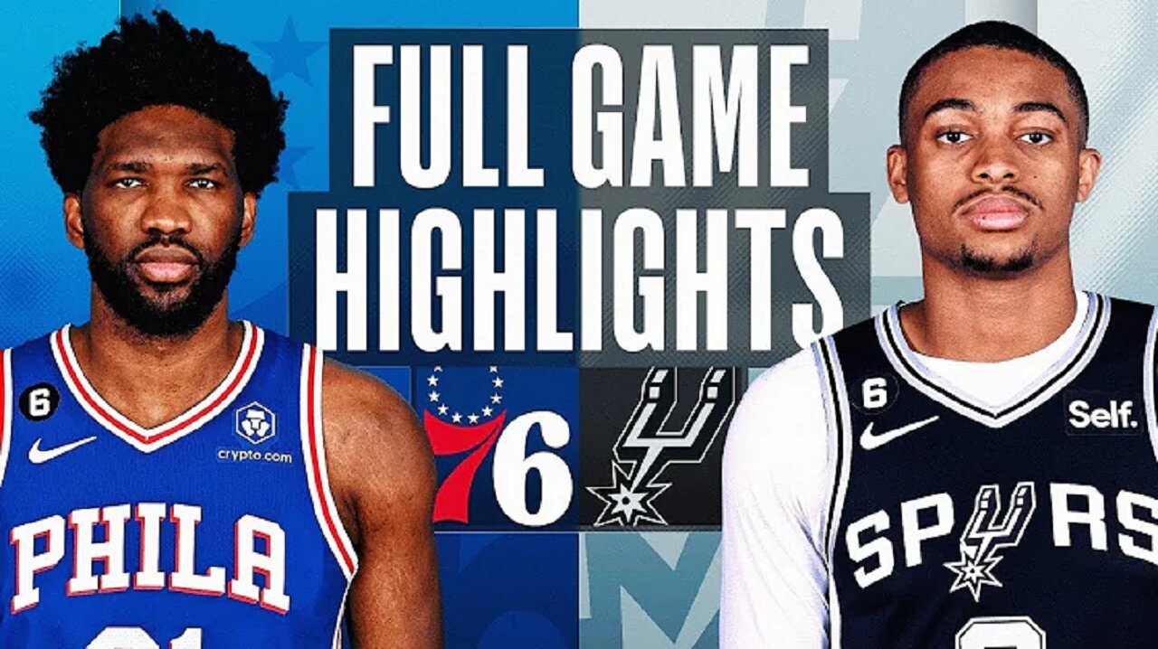 Philadelphia 76ers vs. San Antonio Spurs Full Game Highlights | Feb 3 | 2022-2023 NBA Season