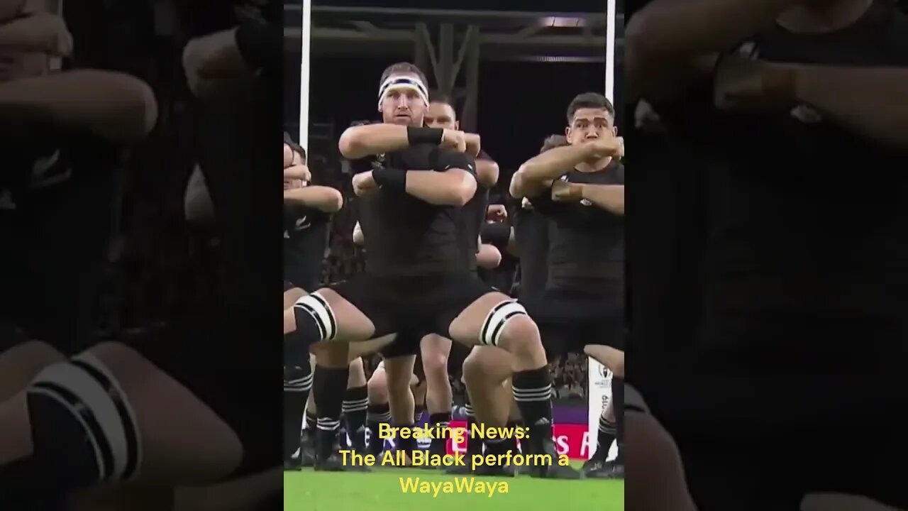 The All Black perform a WayaWaya -- @2Sky2Sun
