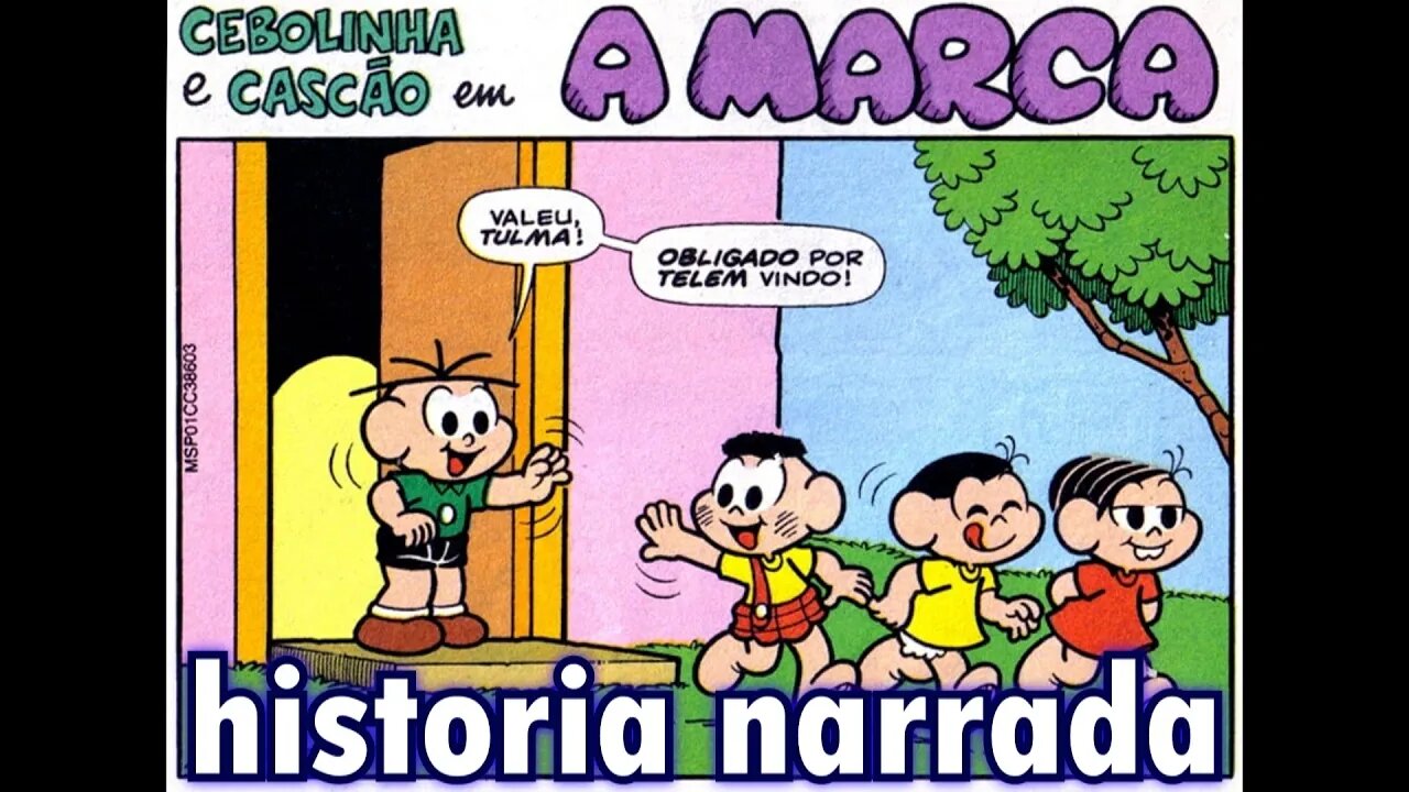 Cebolinha&Cascão em-A marca | Gibis do Rapha