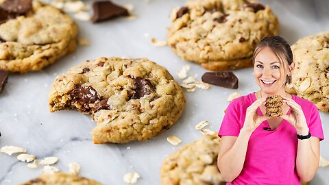 Brown Butter Oatmeal Chocolate Chunk Cookies