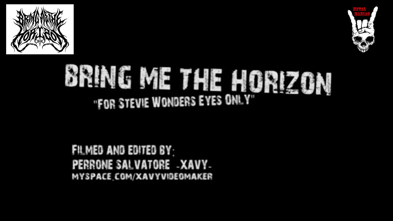 Bring Me The Horizon - For Stevie Wonder's Eyes Only (Official Video)