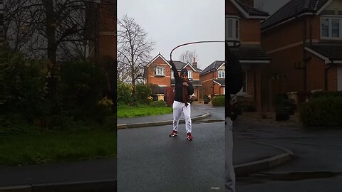 Cracking my bullwhip #shorts