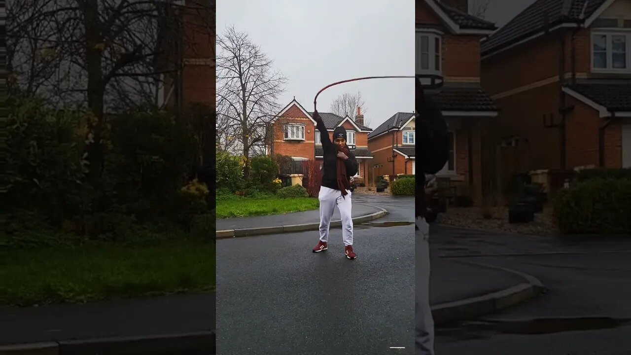 Cracking my bullwhip #shorts