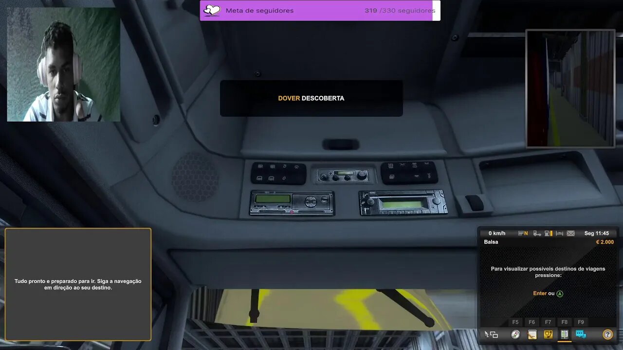 EURO TRUCK SIMULATOR 2 VIAJANDO SOZINHIO