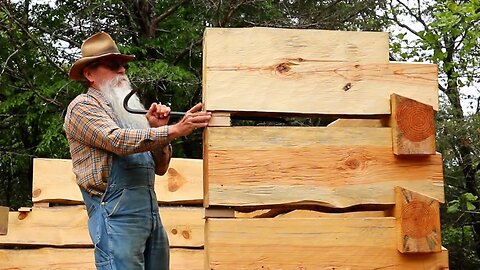 Round 5 - Dovetail Log Cabin Build (Ep 25)