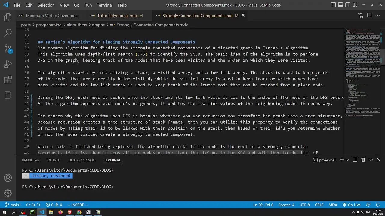 Reviewing graph articles | Topological Sort | Tutte Polynomial | Strongly Connected Components