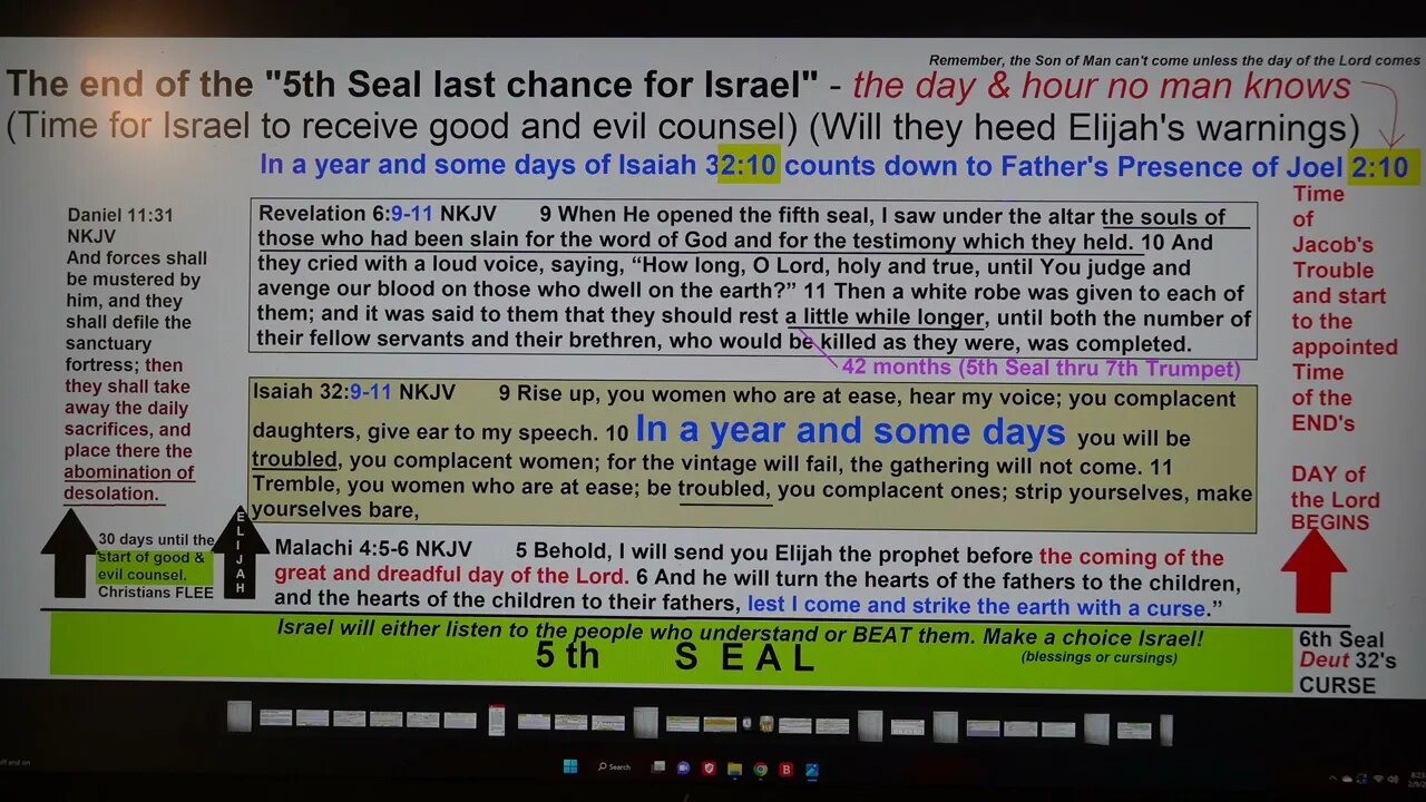 The end of the 5th Seal last chance for Israel