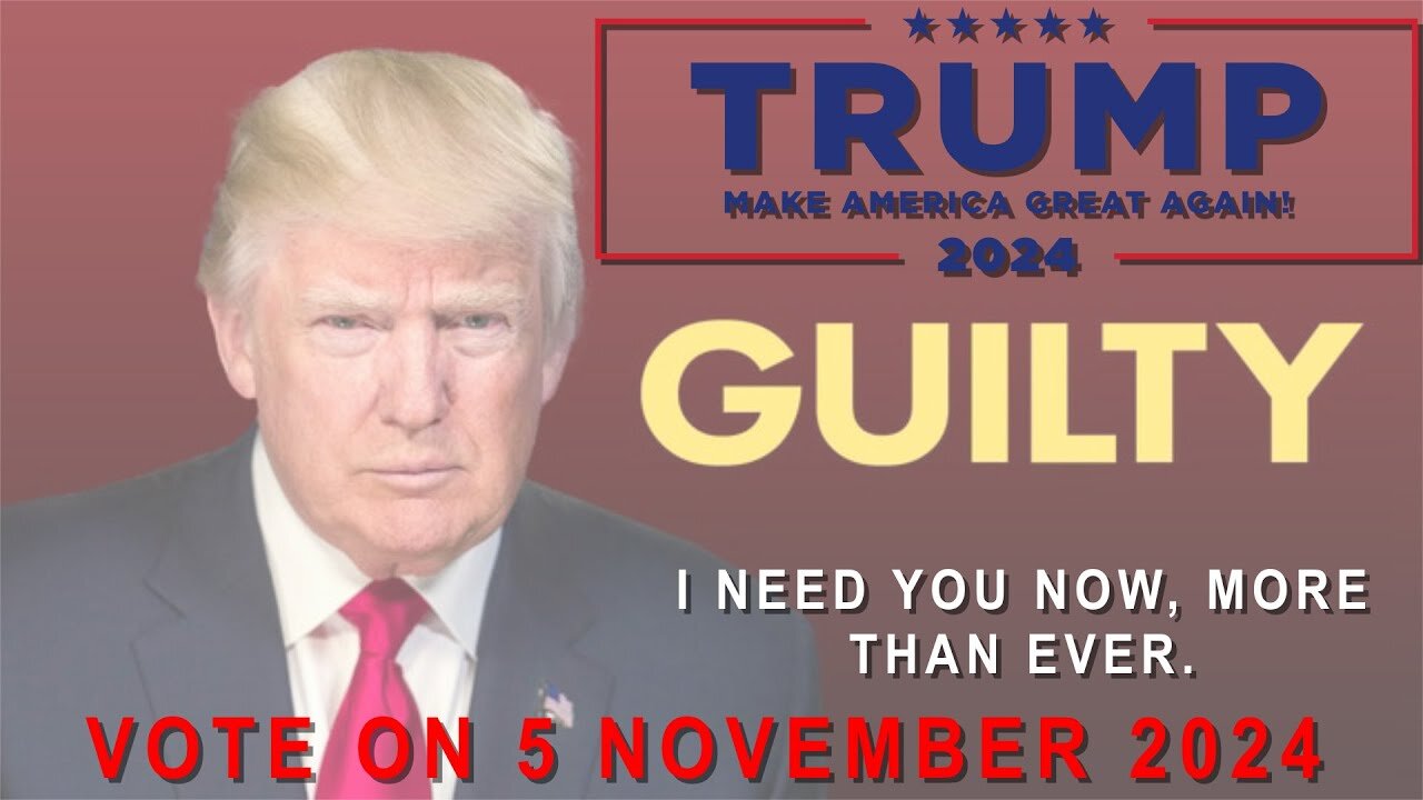 FRYDAY | TRUMP NEWS | GUILTY - SO VOTE VOTE VOTE! 🤯