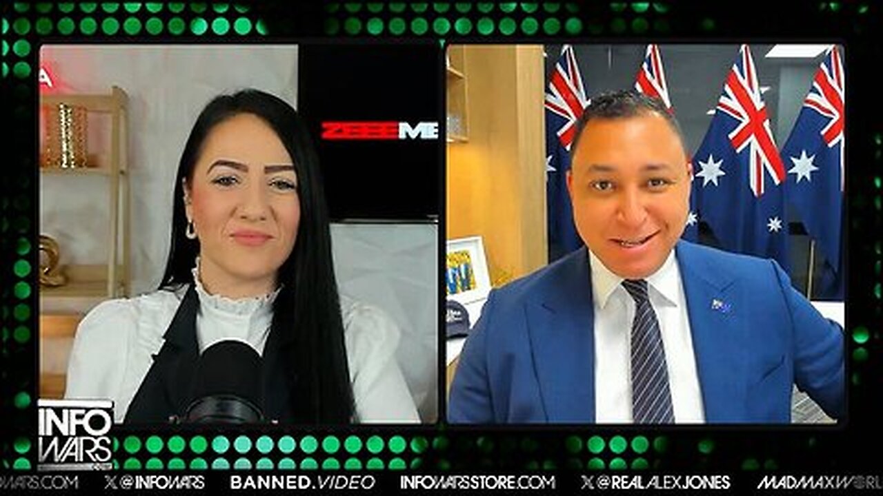 Alex Jones Maria Zeee: Australia Calls To Jail Elon Musk info Wars show