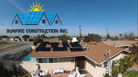 Watching My Friend's Company install a Solar System from my DJI Drone's Perspective - V2