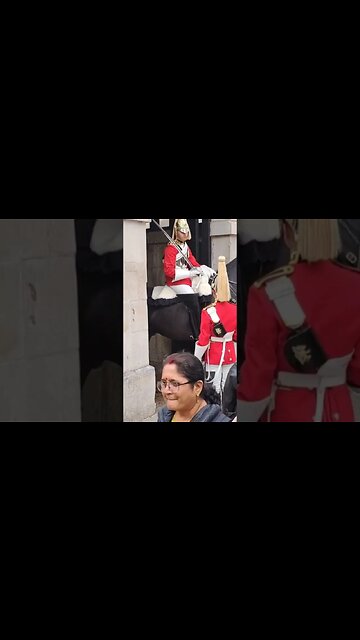 The look on her face #horseguardsparade
