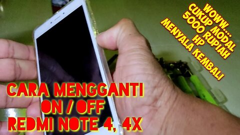 How To Replace Power Button Redmi Note 4 || Cara Ganti Tombol Power/Volume Redmi Note 4 @stay0301