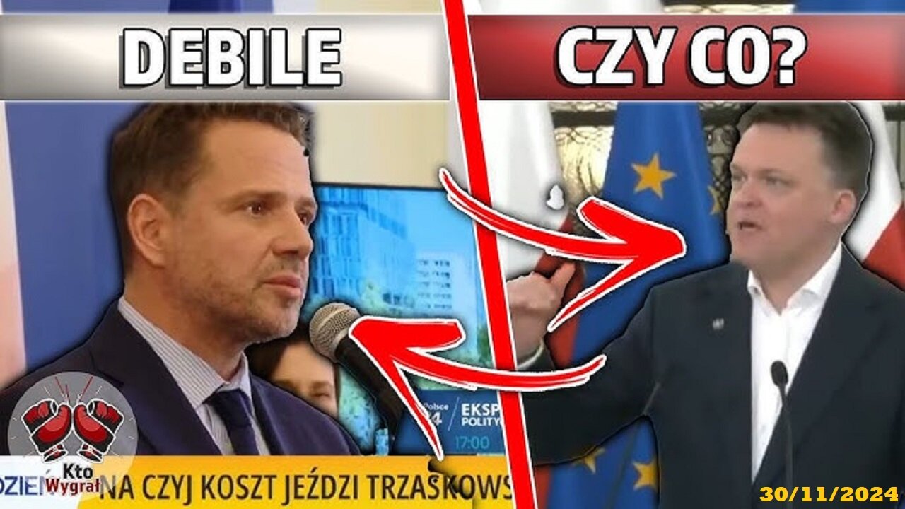 CZY TO NAJWIĘKSI DEBILE W POLSKIEJ POLITYCE? [TRZASKOWSKI i HOŁOWNIA] (30.11.2024)