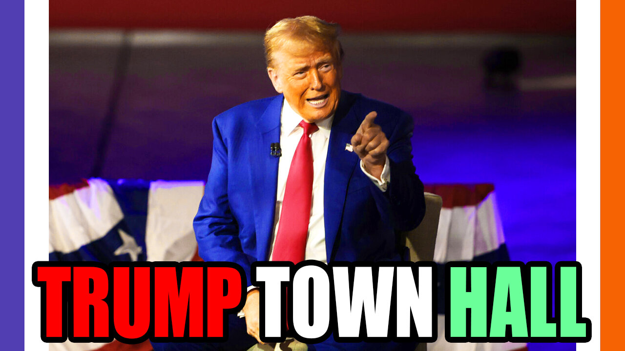 🔴LIVE: Trump Town Hall LIVE 🟠⚪🟣