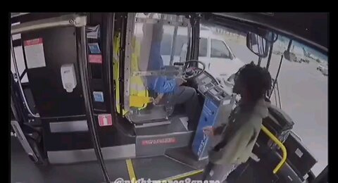 At least stop the bus before throwing hands.