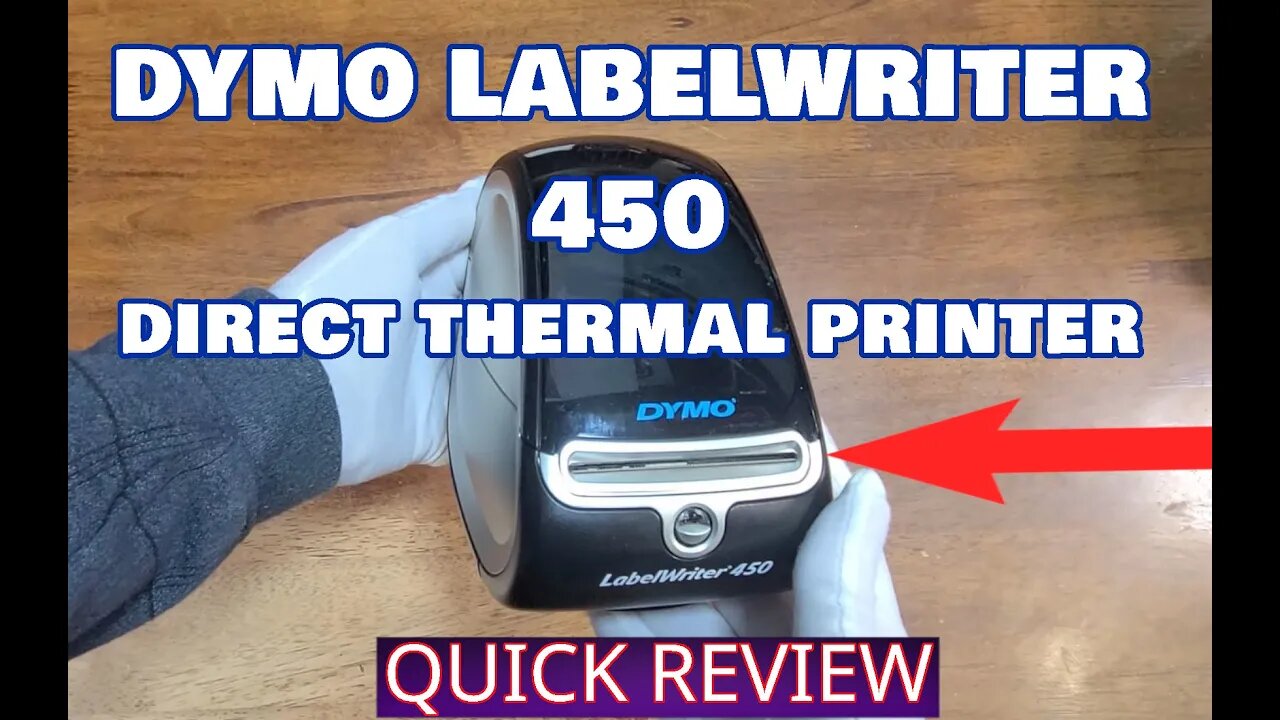 DYMO Thermal Label Printer - Fast, Easy to Load, LabelWriter 450
