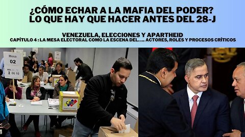 ¿CÓMO SACAR A LA MAFIA DEL PODER? TODO LO QUE HAY QUE HACER ANTES DEL 28J