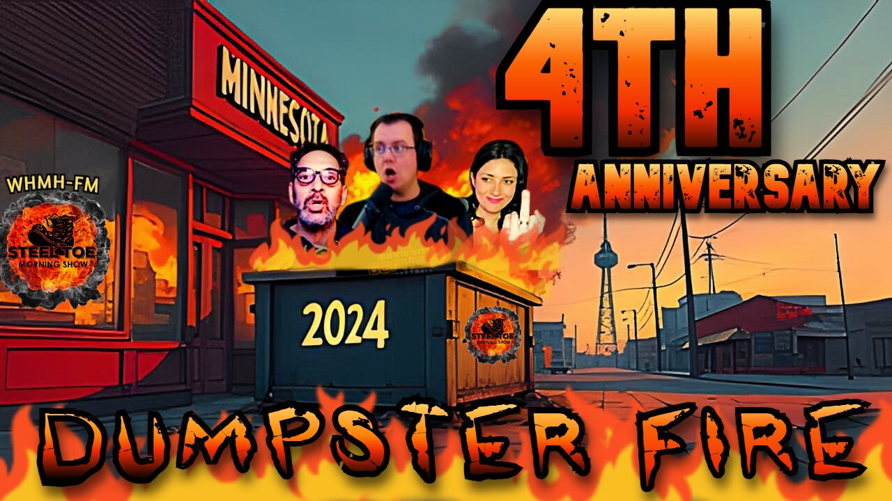 🔴 Steel Toe Morning Show's '4th Anniversary' Fail: The Dumpster Fire Rages On!