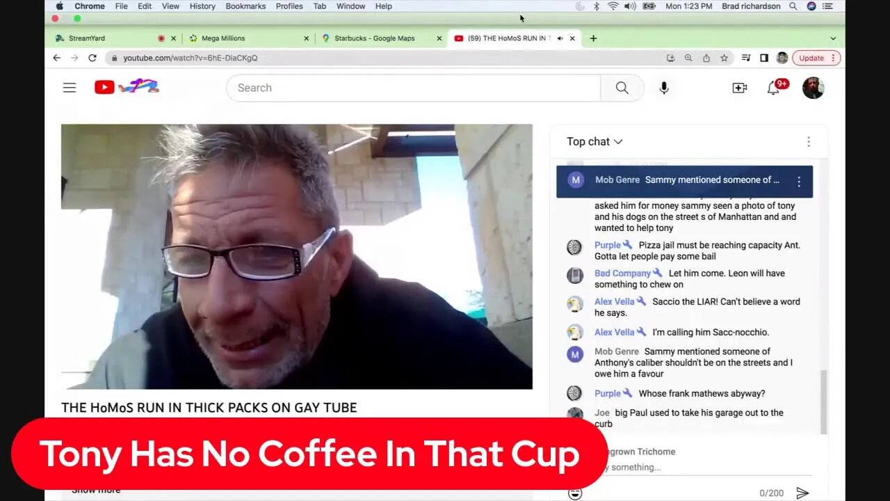 Tony Pizza Back Live