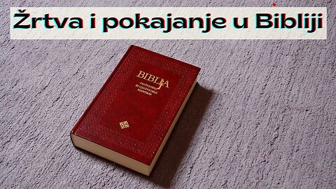 Žrtva i pokajanje u Bibliji