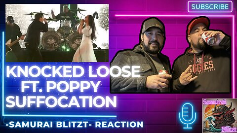 Knocked Loose ft Poppy- On Jimmy Kimmel 🤘🏽Blitzt Reaction Like and Subscribe