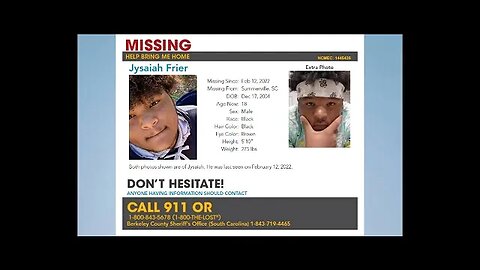 #Missing #Anniversary | Jysaiah Frier | 02/12/22