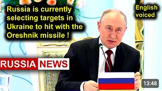 Russia is currently selecting targets in Ukraine to hit with the Oreshnik missile!