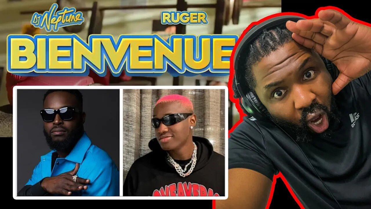 DJ NEPTUNE FT. RUGER - BIENVENUE (Official Music Video) REACTION