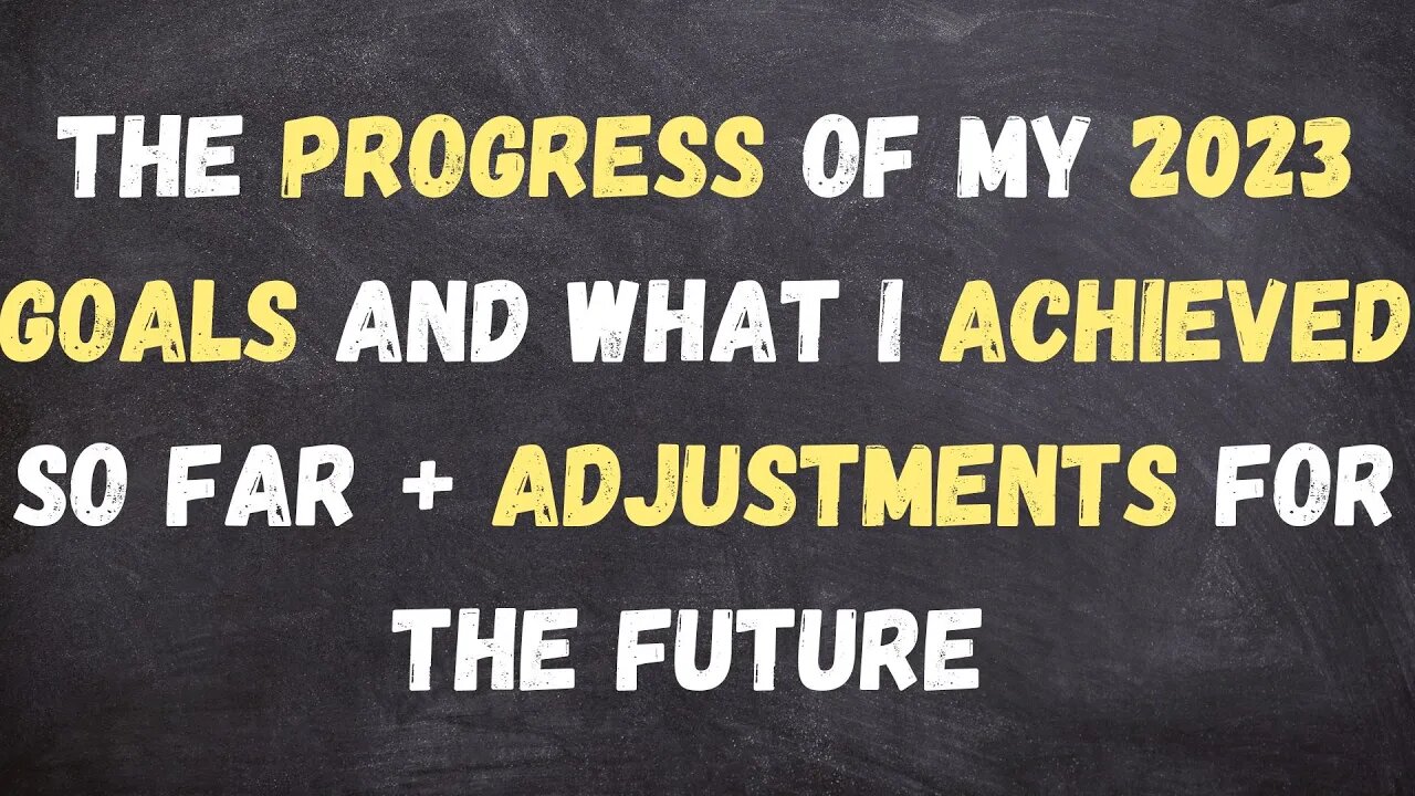 Goal 2023 progress so far for Jan