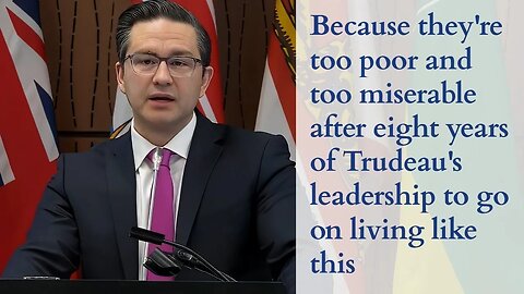 Pierre Poilievre, Many Canadians Are Applying For Medical Assistance In Dying