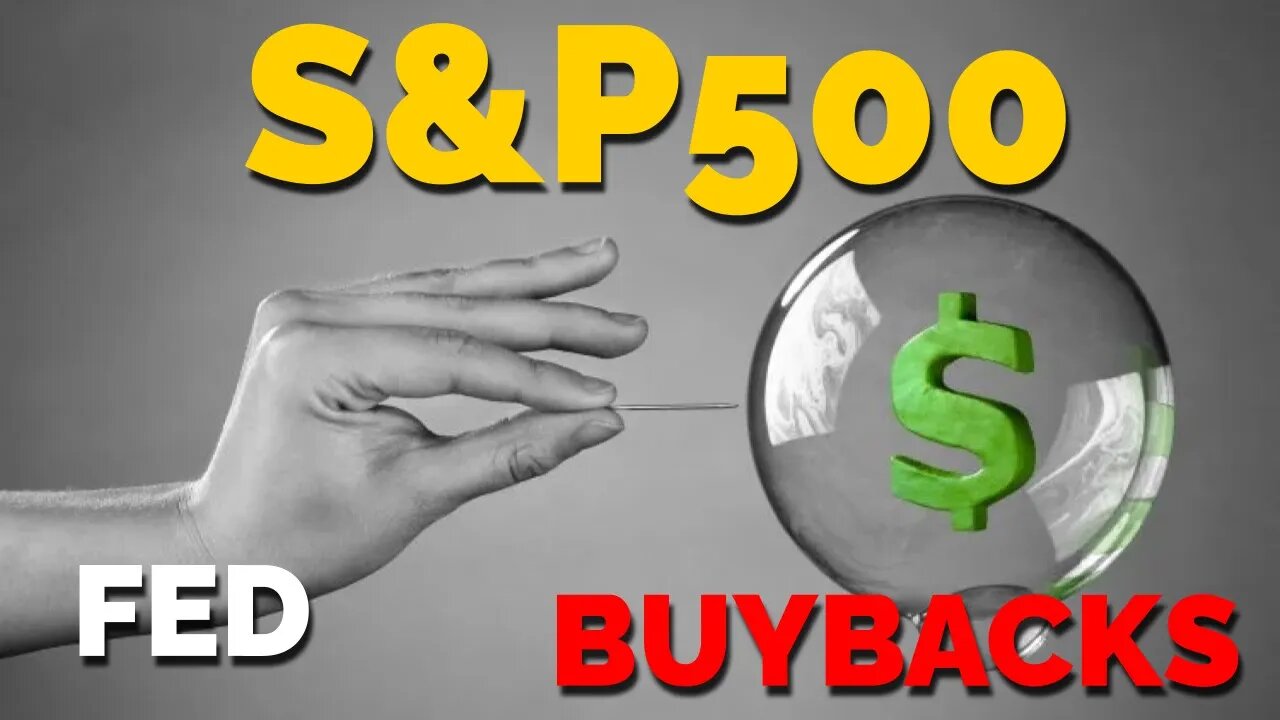 S&P500 MANIPULAÇÃO DA BOLHA!? [Buybacks...]