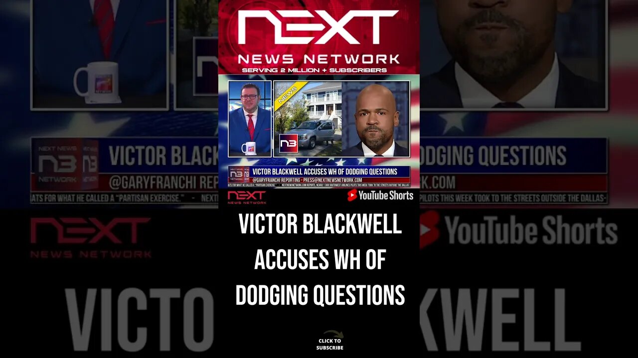 Victor Blackwell Accuses WH of Dodging Questions #shorts