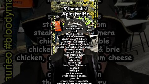#maurieo #shorts THE PIE LIST VER 1.O
