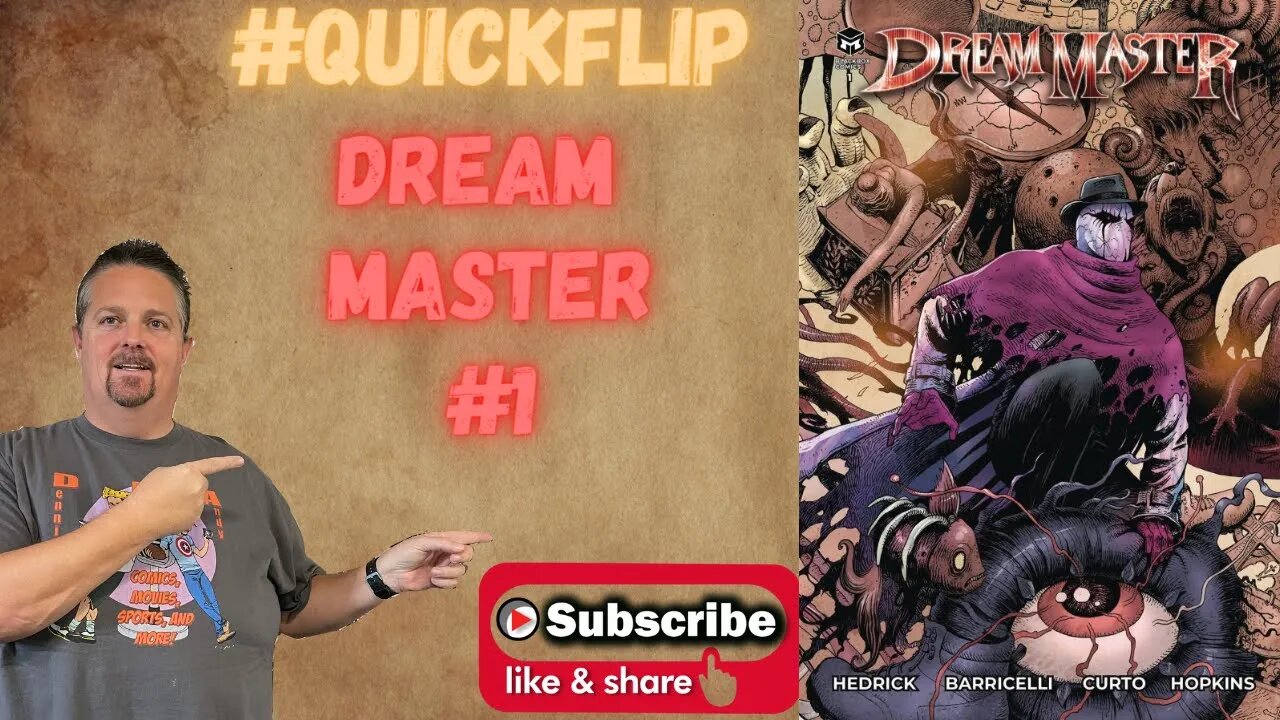 Dream Master #1 Black Box #QuickFlip Comic Book Review Jonathan Hedrick,Luigi Barricelli #shorts