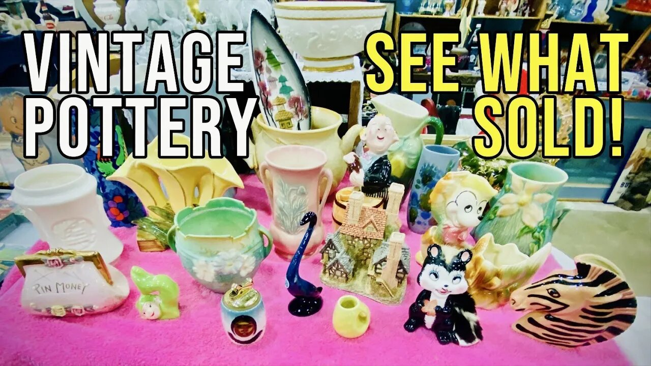 Real Prices on Vintage Ceramics! | Weller to Roseville, Disney to Raku
