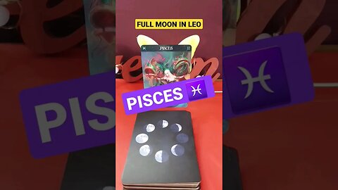 Pisces | Full Moon in Leo | Don't let your past hold you back #shorts #guidancemessages