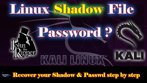 Linux /etc/shadow File Hack and crack