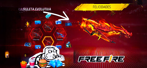 como sacar Con 💎300 diamantes un arma evolutiva✨️ #freefire #garena