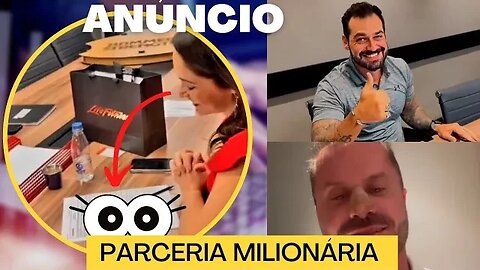 Anúncio Oficial Cariani firma Parceira Milionário com empresa de Equipamentos