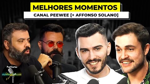MELHORES MOMENTOS CANAL PEEWEE [+ AFFONSO SOLANO] - Flow Podcast