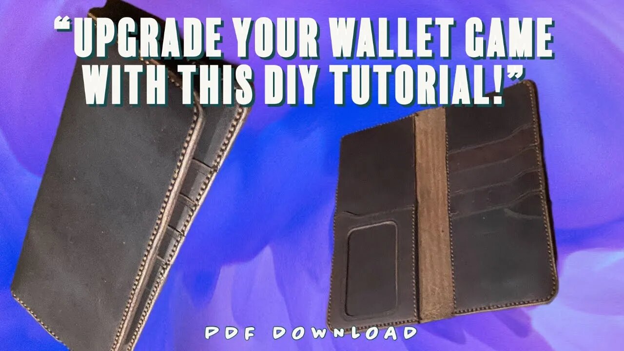 Step-by-Step Tutorial: How to Design and Cut Your Leather Wallet!