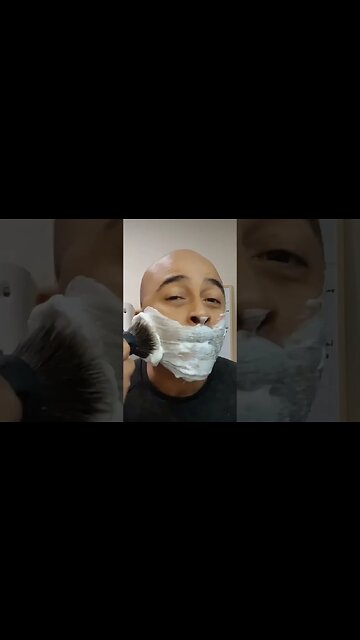 ASMR Lathering Extro' THE END SATISFYING GREAT LATHER💈🔊🧼💈#asmr #shavingproducts #satisfying #relax