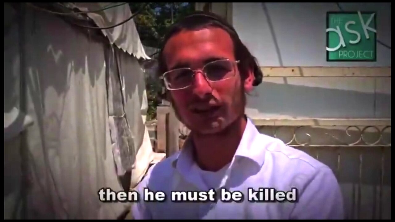 JEWS IN ISRAEL SAYING THEIR "GOD" TELLS THEM TO SPIT ON CHRISTIANS & KILL THEM. 🚨