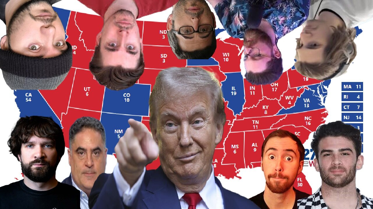 Streamers react to Trump winning the 2024 election!