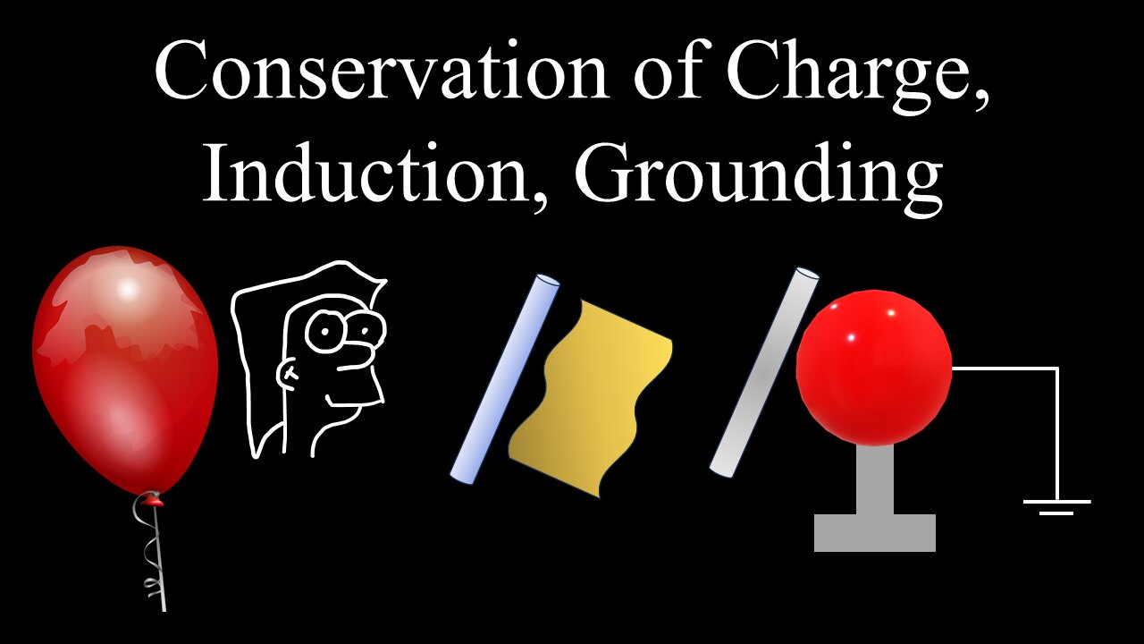 Conservation of Electric Charge, Induction, Grounding - Physics